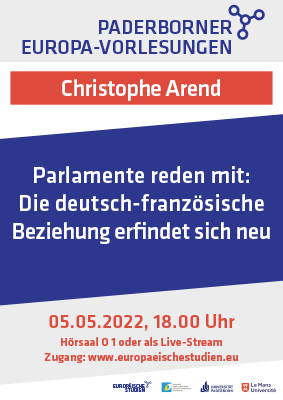 Paderborner Europavorlesung mit Christophe Arend